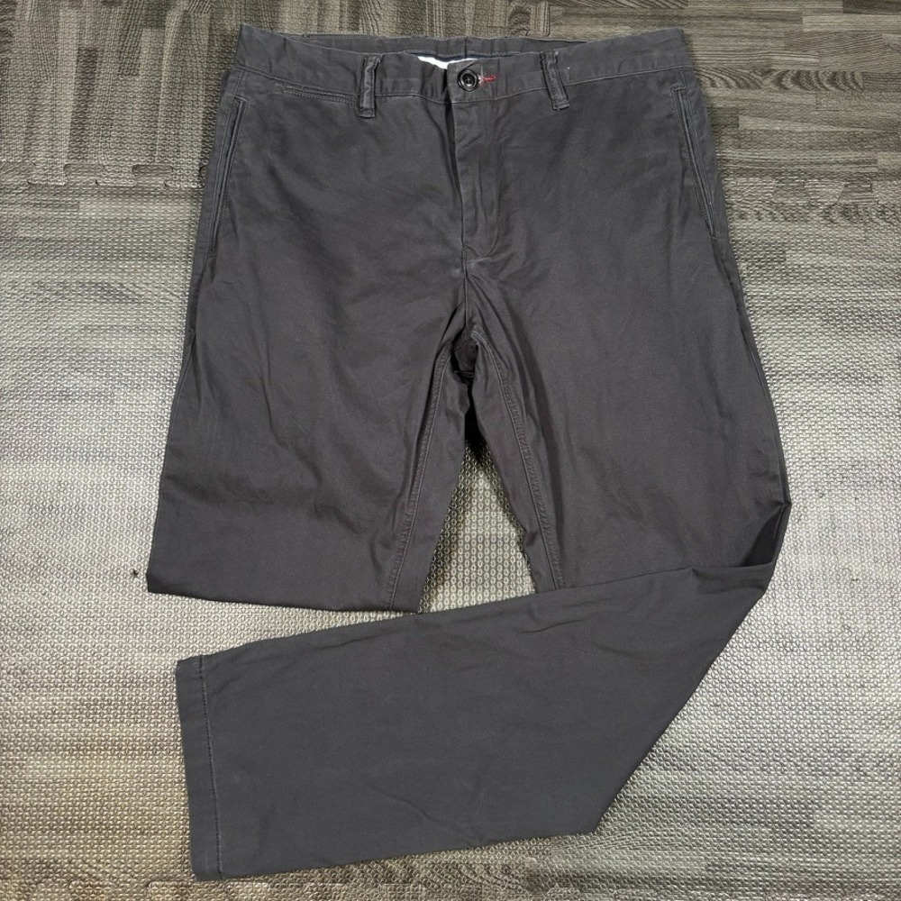 Kuro Blues Inc Pants Mens 31 (fits 32x30) Black Chino Cotton Spandex Casual
